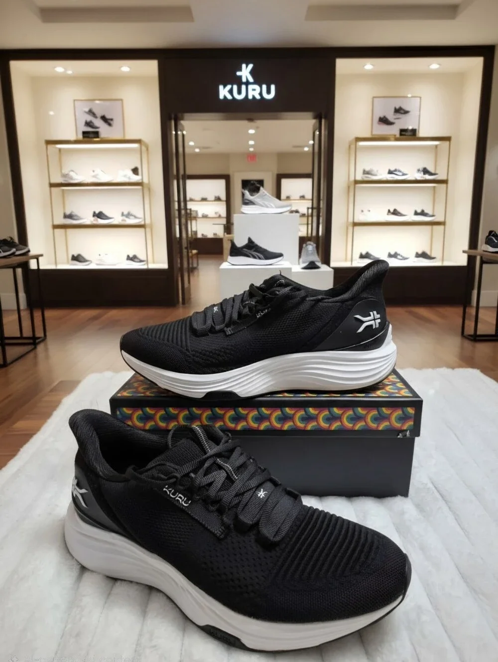 Kuru Cloud Atom 2 Men's Sz 9.5 Wide Running orthopedic Shoes W Defect